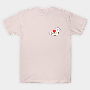 Catto Playing Ball Doodle T-Shirt